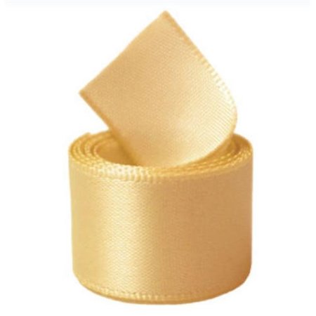 PAPILION Papilion R07430538064450YD 1.5 in. Single-Face Satin Ribbon 50 Yards - Buttercup R07430538064450YD